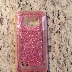 S8 hybrid sparkle case